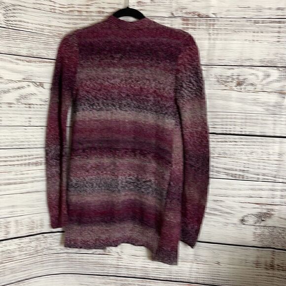 Natural Reflections Sweater Womens petite Small open Cardigan knit cozy winter - Picture 6 of 7